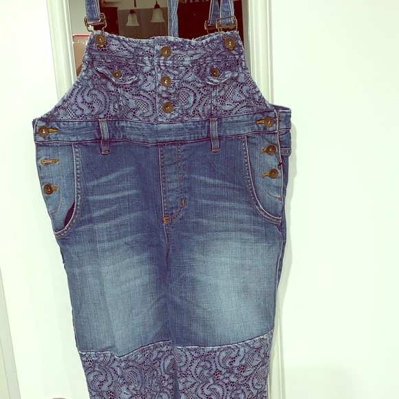 guess overall jeans